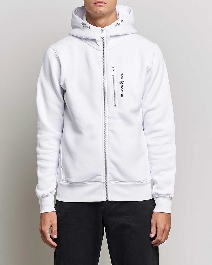 Heren | Truien | Sail Racing | Bowman Full Zip Hoodie White