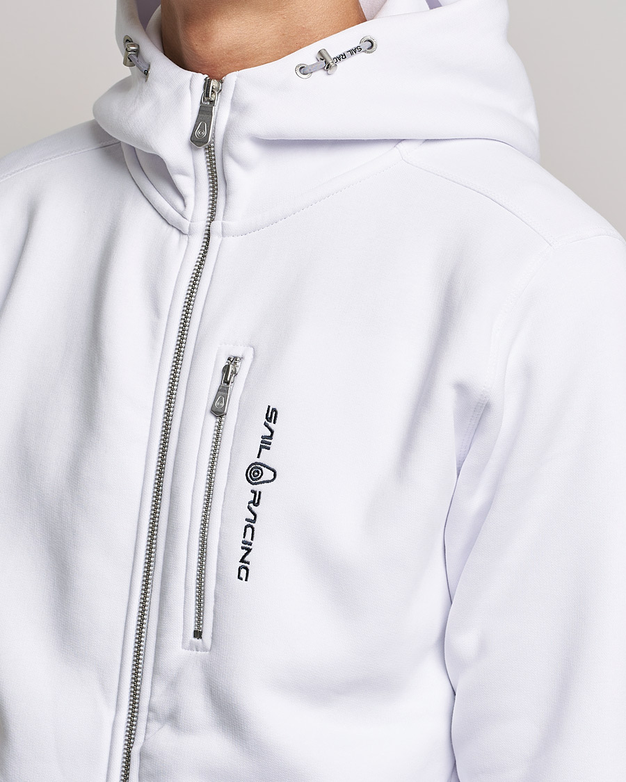 Heren | Truien | Sail Racing | Bowman Full Zip Hoodie White