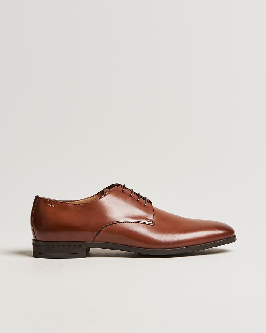 Heren | Kensington Leather Derbys Medium Brown | BOSS BLACK | Kensington Leather Derbys Medium Brown
