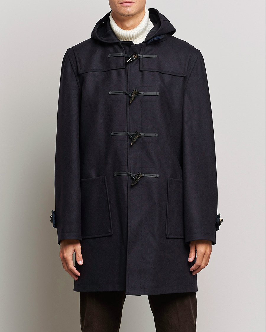 Homme | Manteaux Et Vestes | Gloverall | Cashmere Blend Duffle Coat Navy