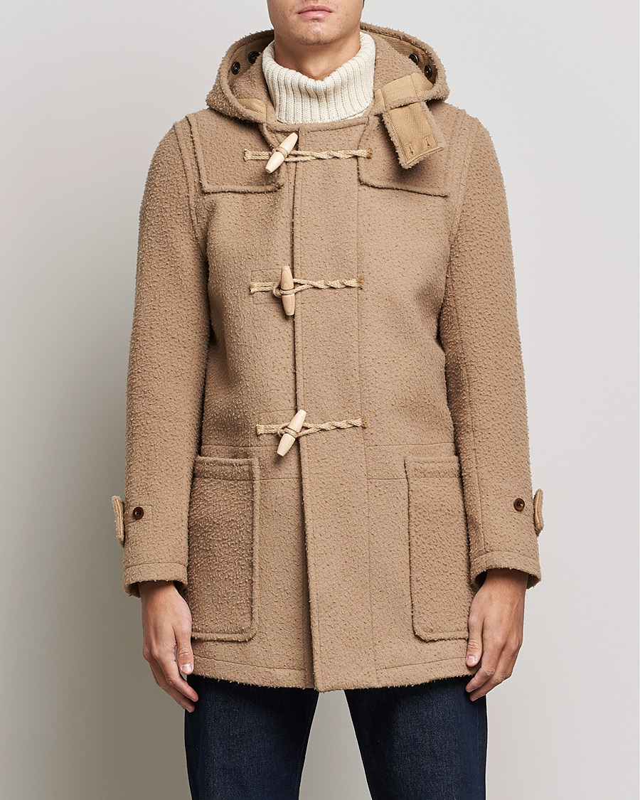 Heren | Jassen | Gloverall | Monty Casentino Wool Duffle Coat Camel