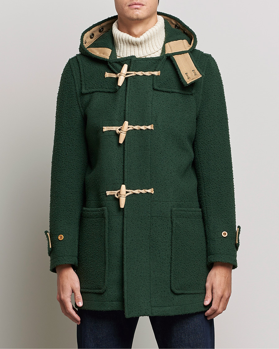 Homme | Manteaux Et Vestes | Gloverall | Monty Casentino Wool Duffle Coat Moss