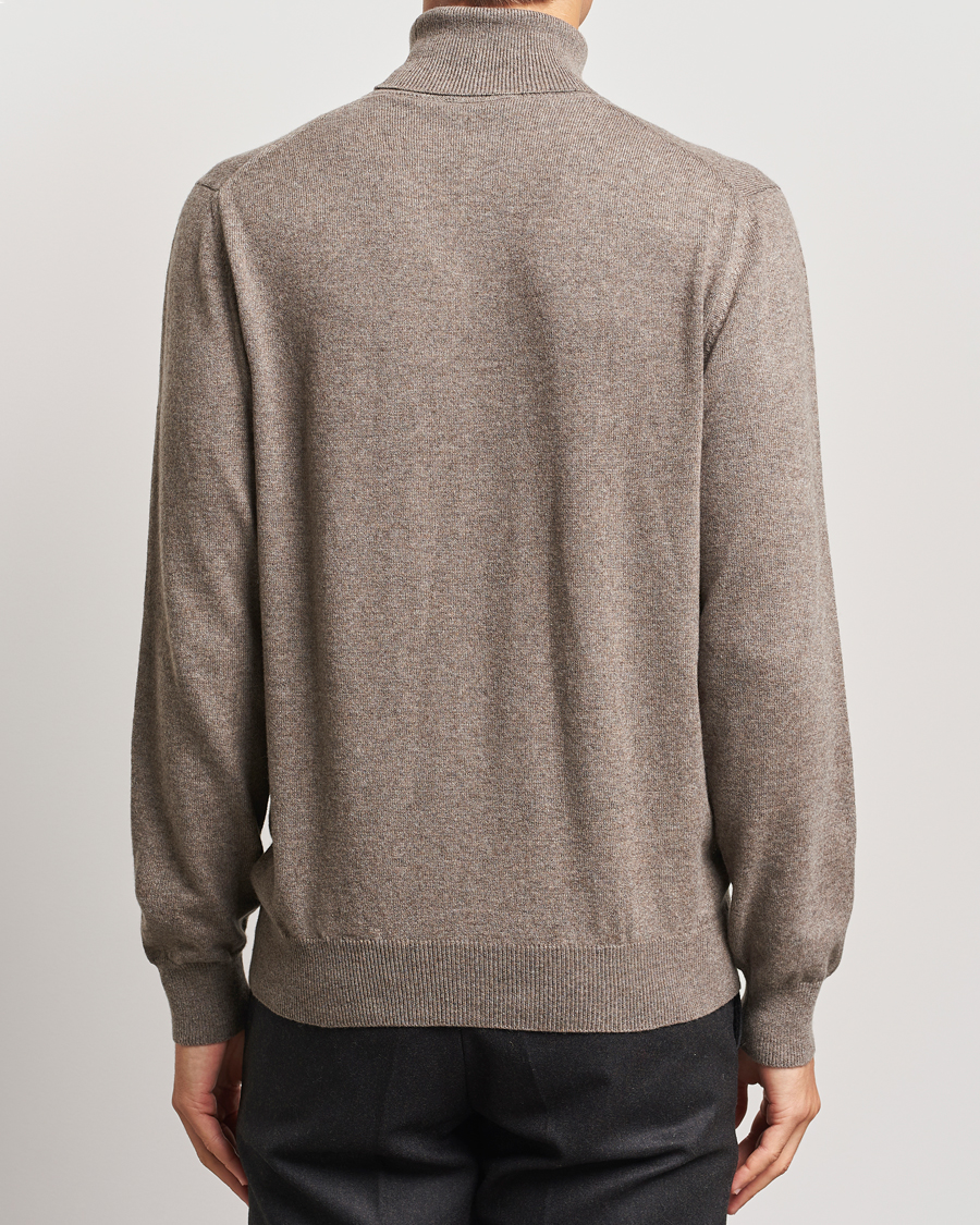 Heren | Truien | Piacenza Cashmere | Cashmere Rollneck Sweater Brown