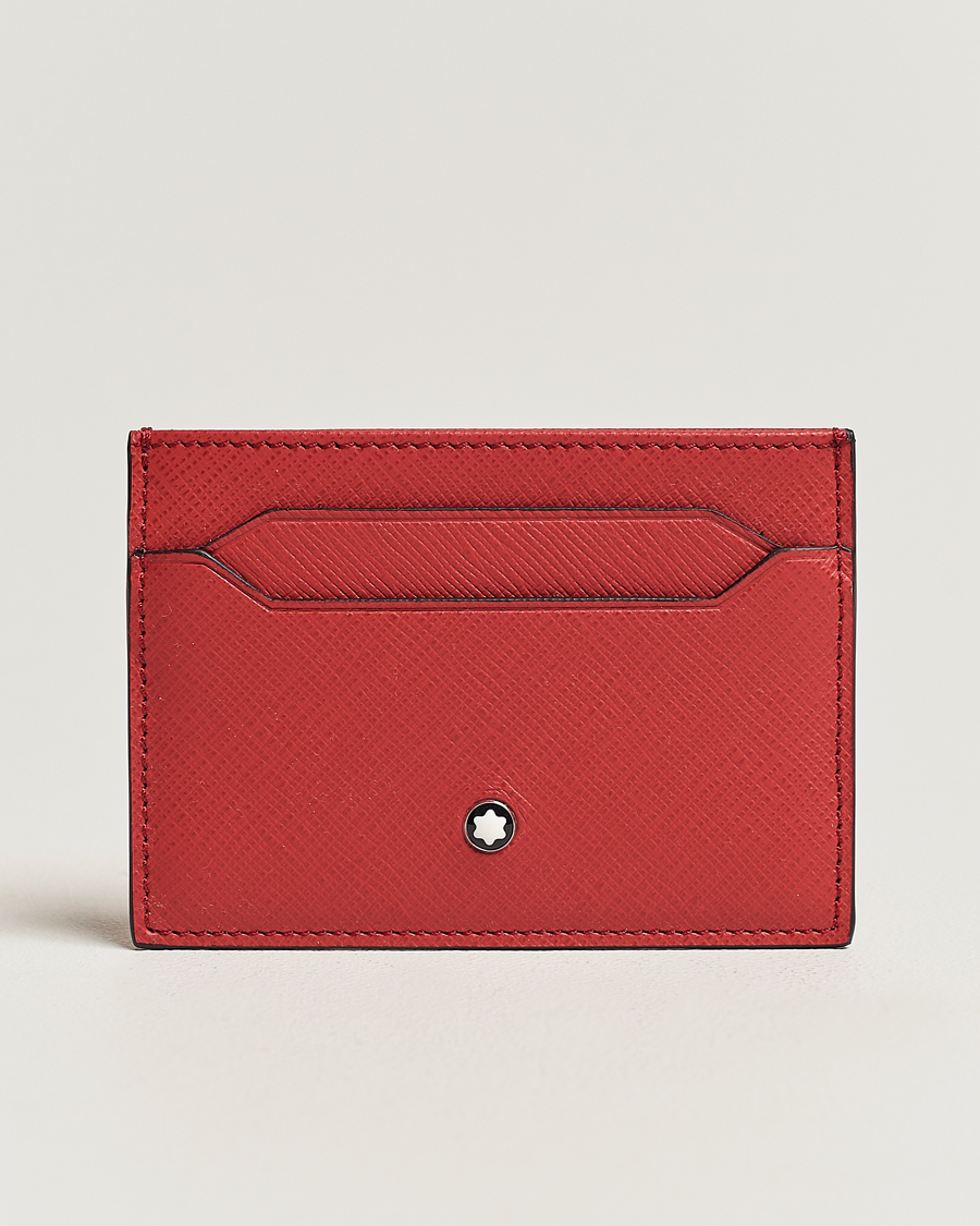 Homme | Montblanc Sartorial Card Holder 5cc Red | Montblanc | Sartorial Card Holder 5cc Red