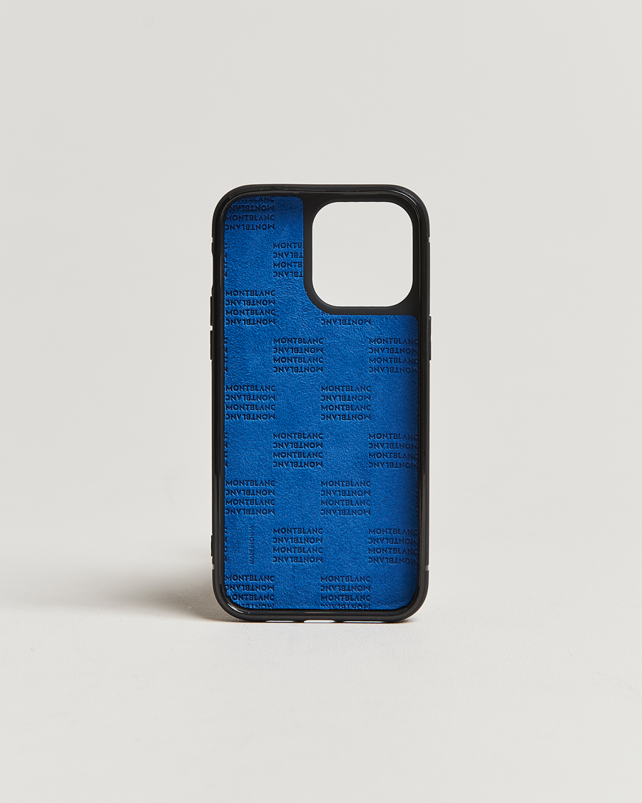 Homme | Montblanc Sartorial Hard Phone Case iPhone 14 Pro Max Black | Montblanc | Sartorial Hard Phone Case iPhone 14 Pro Max Black