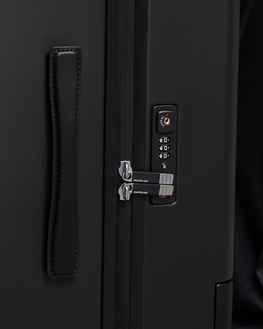 Homme | Montblanc Trolley Medium/Large 4 Wheels Black | Montblanc | Trolley Medium/Large 4 Wheels Black