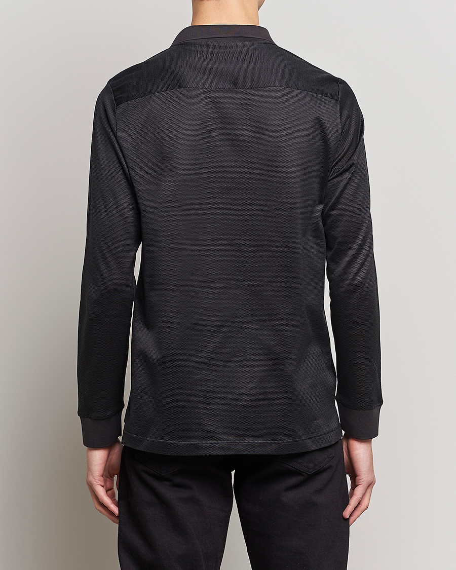 Homme | Pulls Et Tricots | Eton | Knit Jaquard Polo Shirt Black