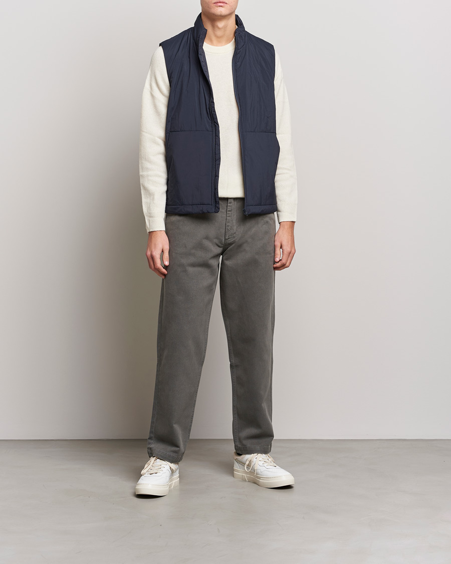 Homme | Pantalons | A Day's March | Redwood Cotton/Tencel Trousers Olive
