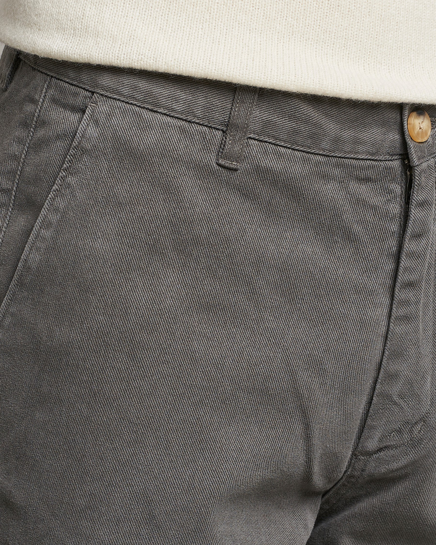 Homme | Pantalons | A Day's March | Redwood Cotton/Tencel Trousers Olive