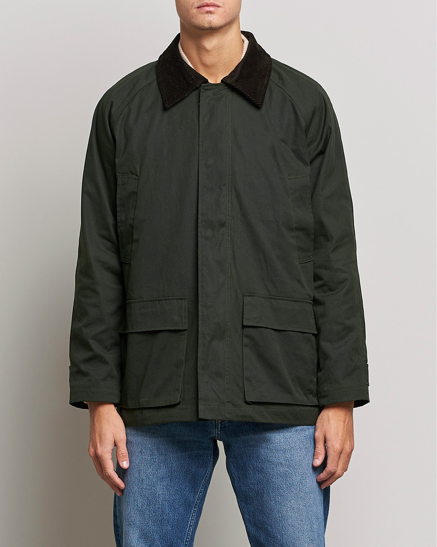 Heren | Jassen | A Day's March | Stour Waxed Jacket Olive