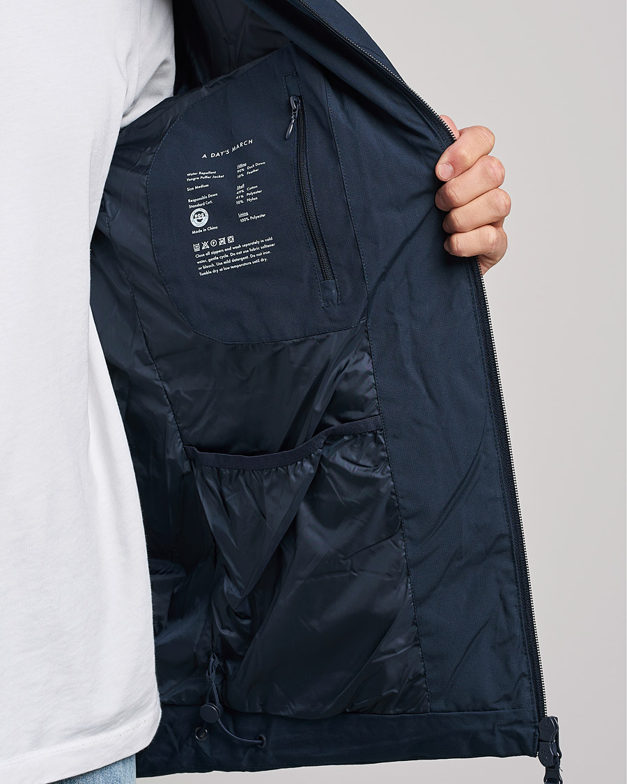 Homme | Manteaux Et Vestes | A Day's March | Yangra Puffer Jacket Matt Navy