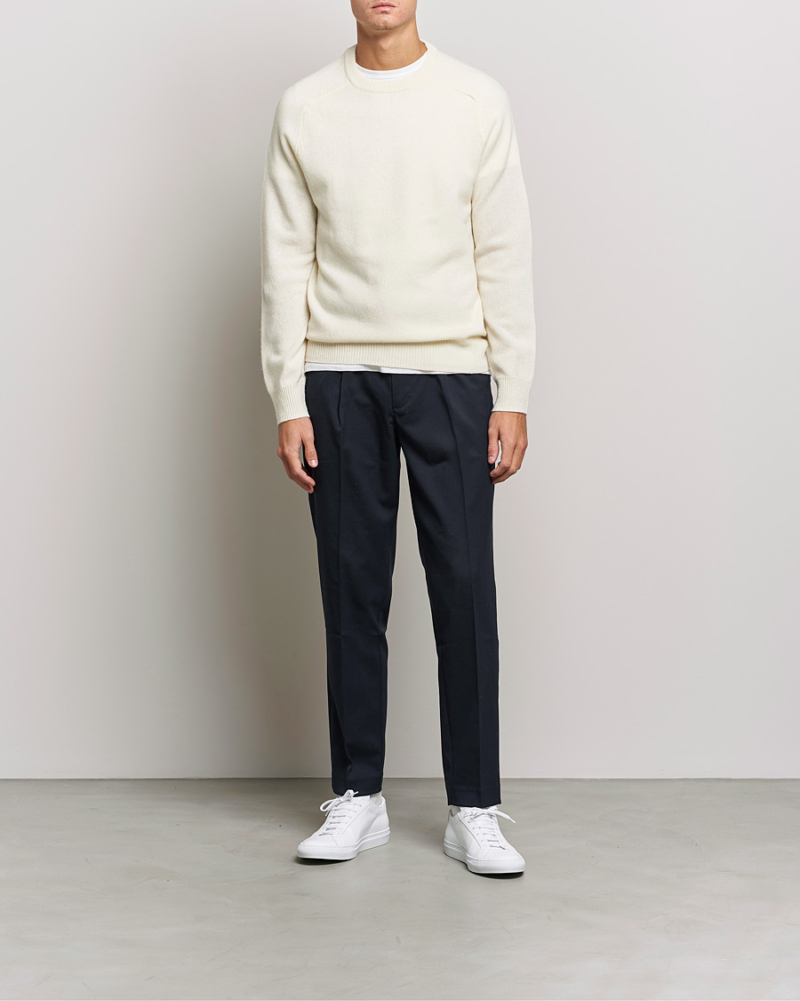 Homme | Pulls Et Tricots | A Day's March | Brodick Lambswool Sweater Off White