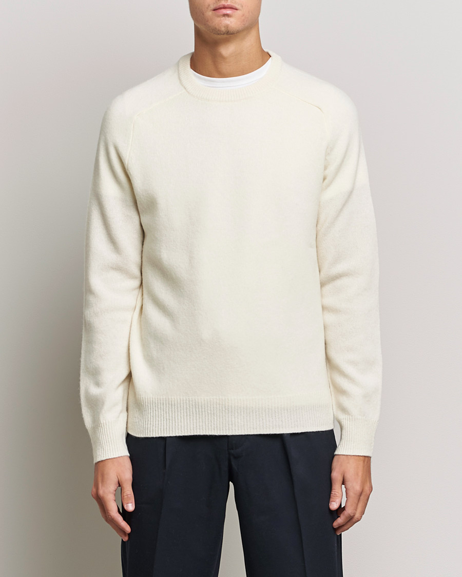 Homme | Pulls Et Tricots | A Day's March | Brodick Lambswool Sweater Off White