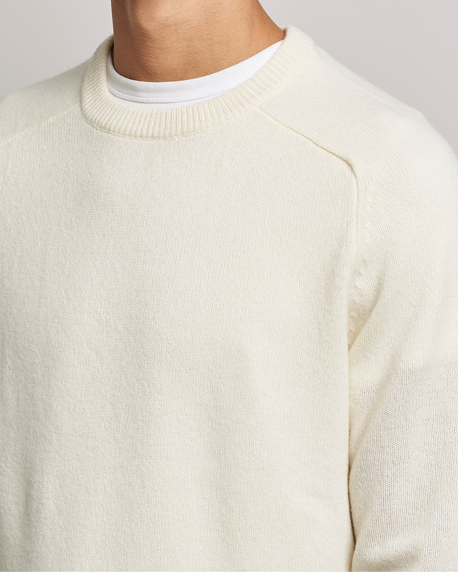 Homme | Pulls Et Tricots | A Day's March | Brodick Lambswool Sweater Off White