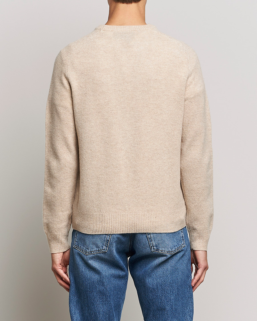 Homme | Pulls Et Tricots | A Day's March | Brodick Lambswool Sweater Sand Melange
