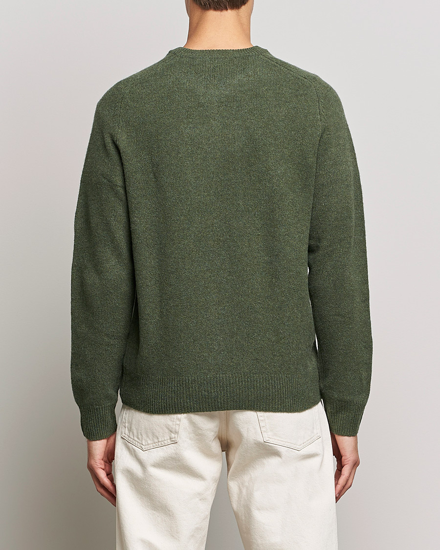 Homme | Pulls Et Tricots | A Day's March | Brodick Lambswool Sweater Olive