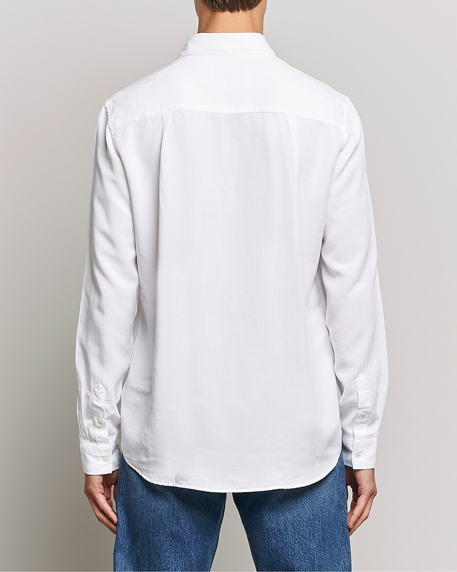 Heren | Overhemden | A Day's March | Daintree Lyocell Shirt White