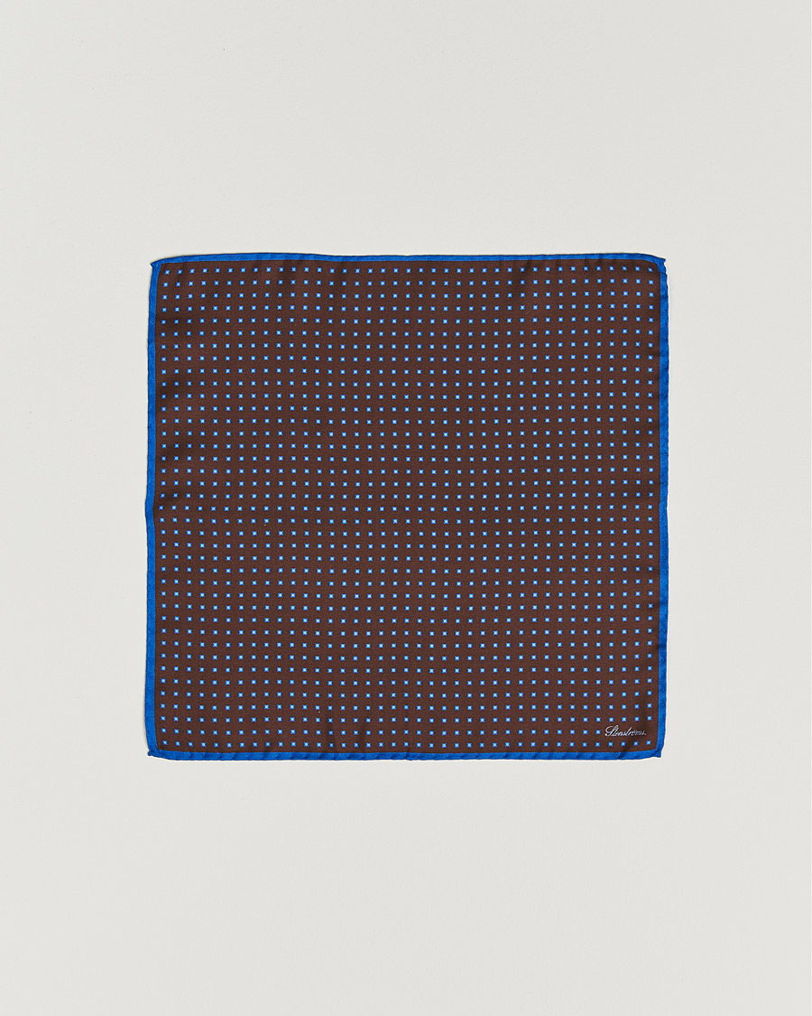 Homme | Pochettes De Costume | Stenströms | Silk Handkerchief Wine