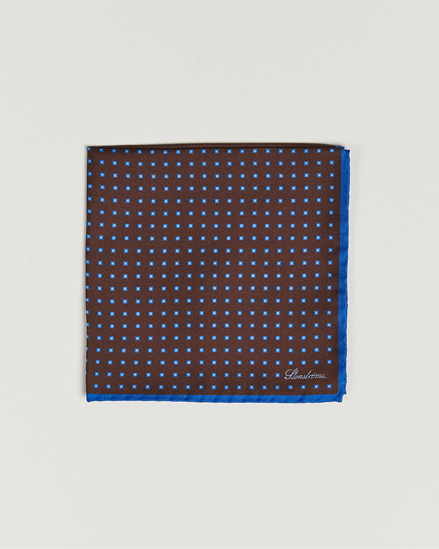 Homme | Pochettes De Costume | Stenströms | Silk Handkerchief Wine