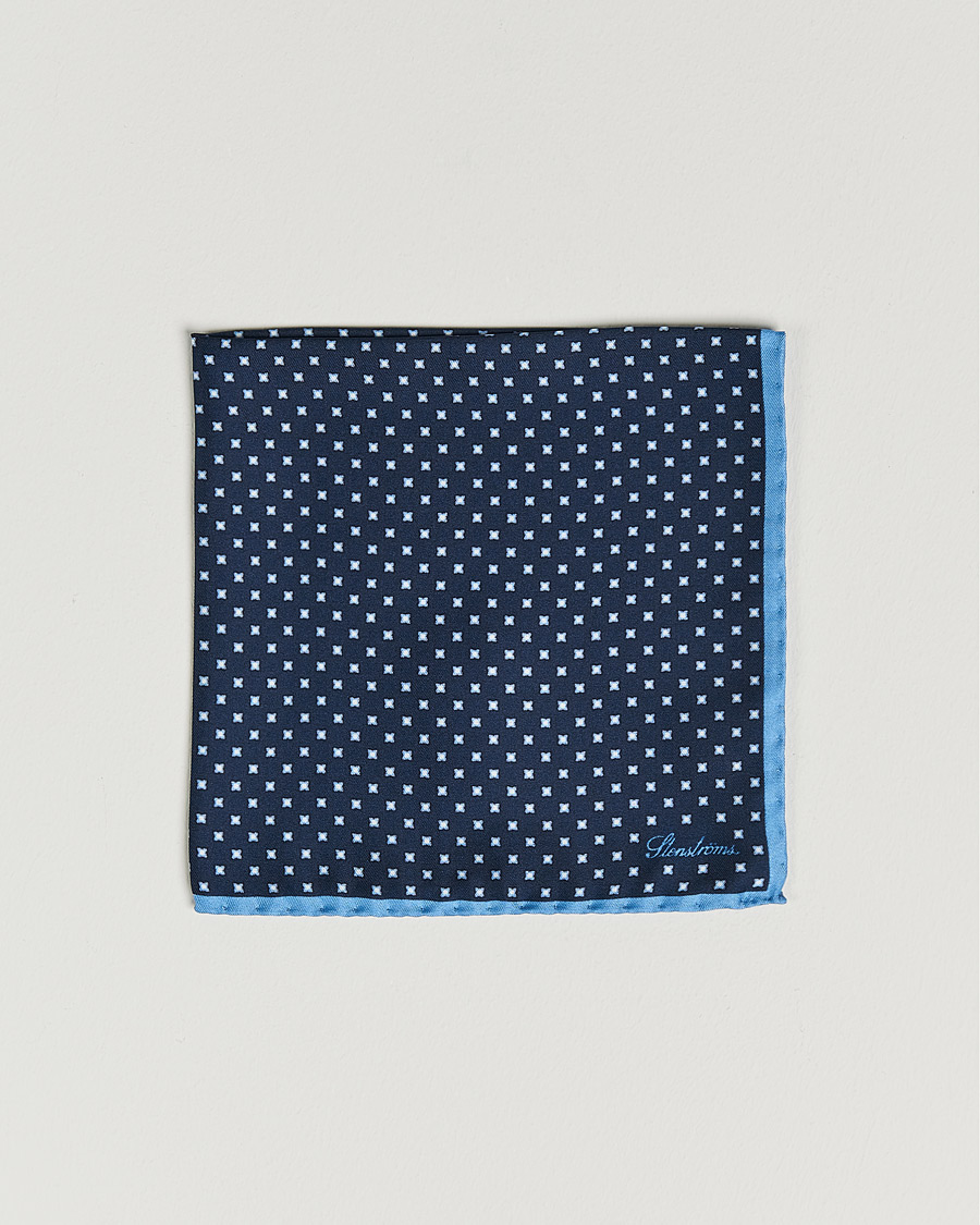 Heren | Stenströms Silk Handkerchief Dark Blue | Stenströms | Silk Handkerchief Dark Blue