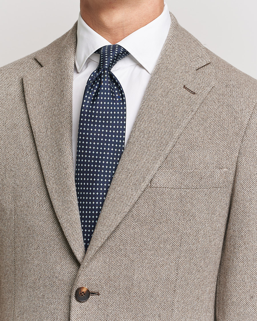 Heren | Stenströms Silk Tie Navy | Stenströms | Silk Tie Navy