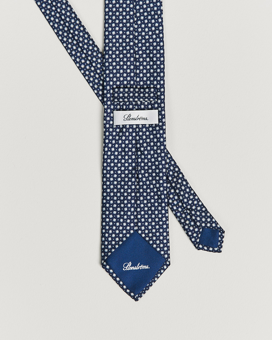 Heren | Stenströms Silk Tie Dark Blue | Stenströms | Silk Tie Dark Blue