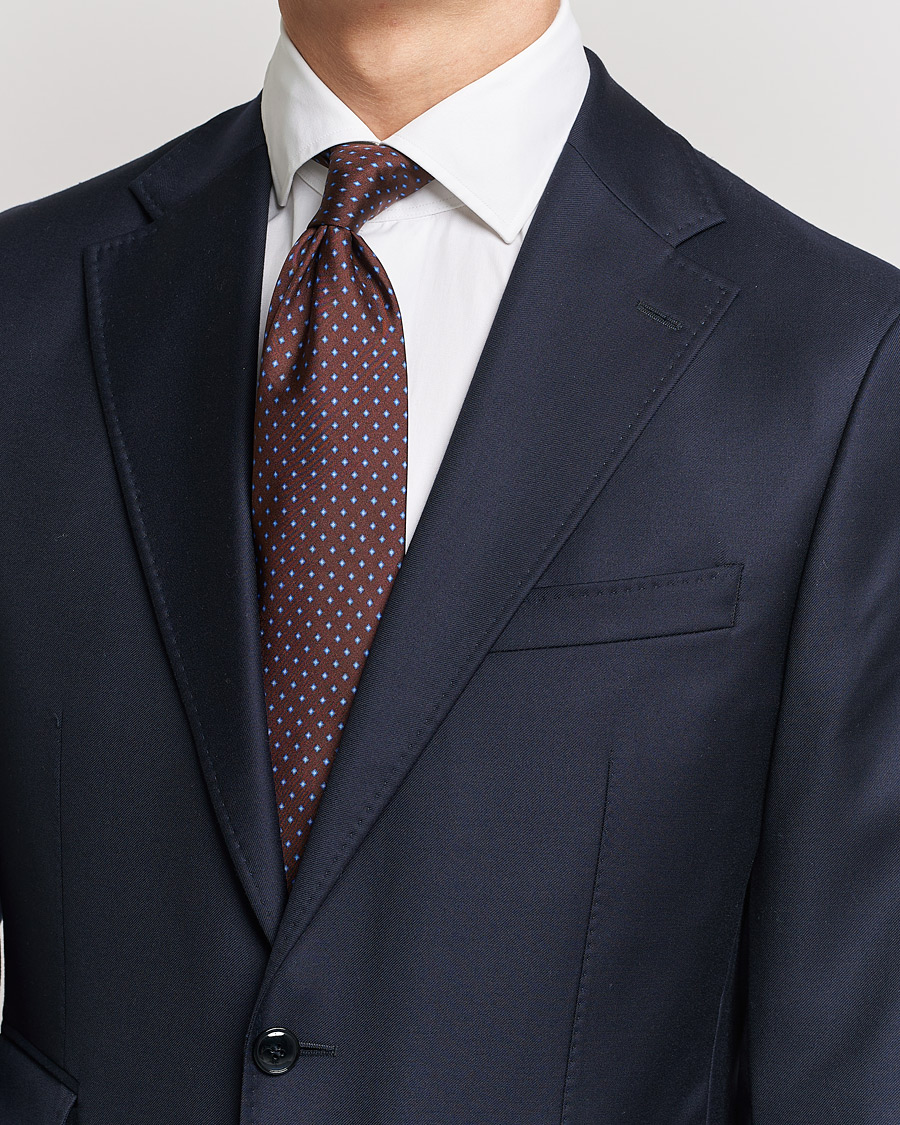 Homme | Cravates | Stenströms | Silk Tie Wine