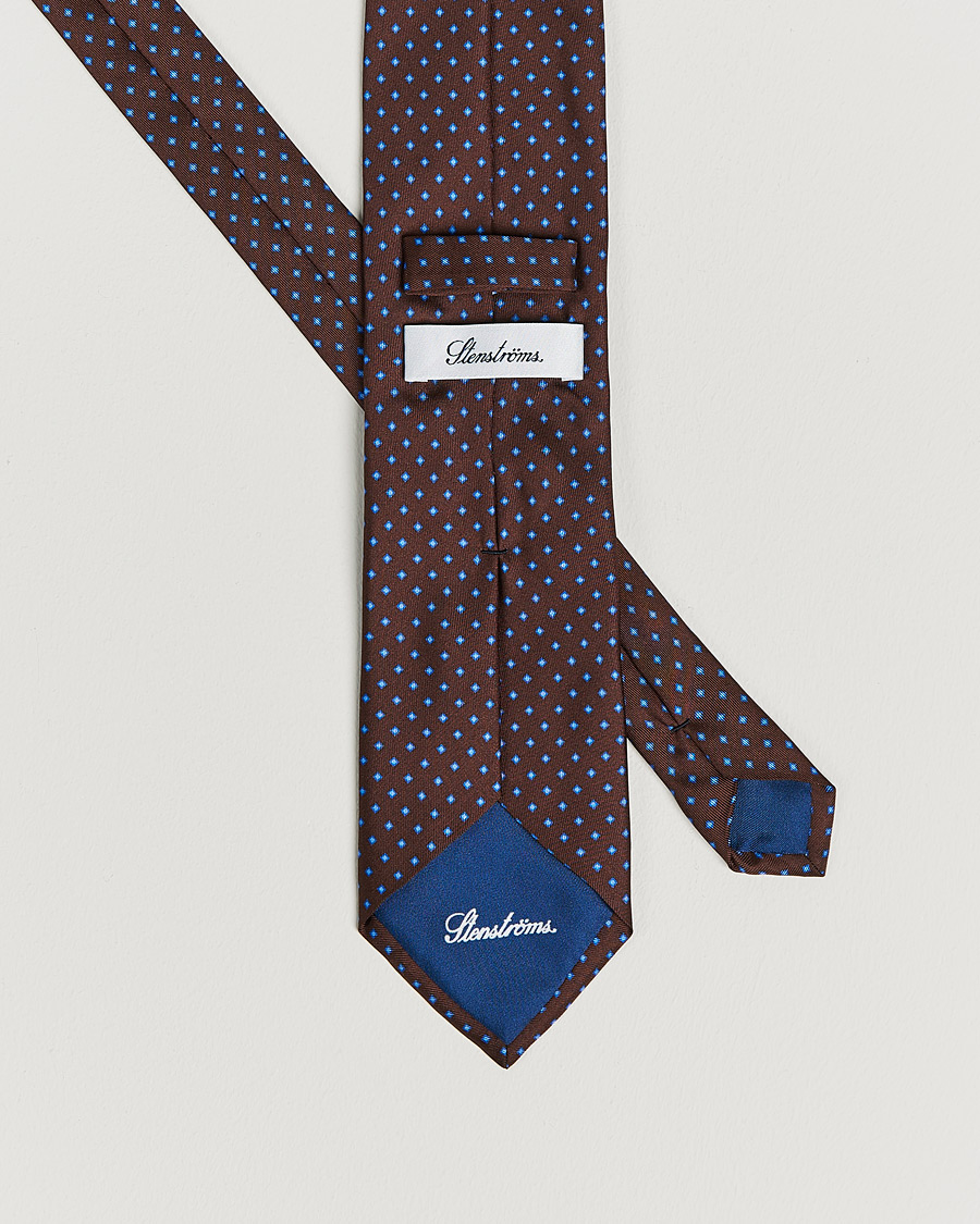 Homme | Cravates | Stenströms | Silk Tie Wine