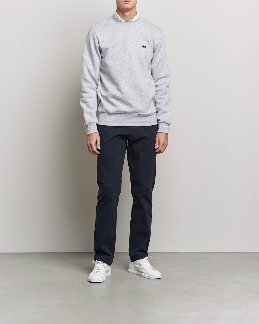 Heren | Truien | Lacoste | Crew Neck Sweatshirt Silver Chine