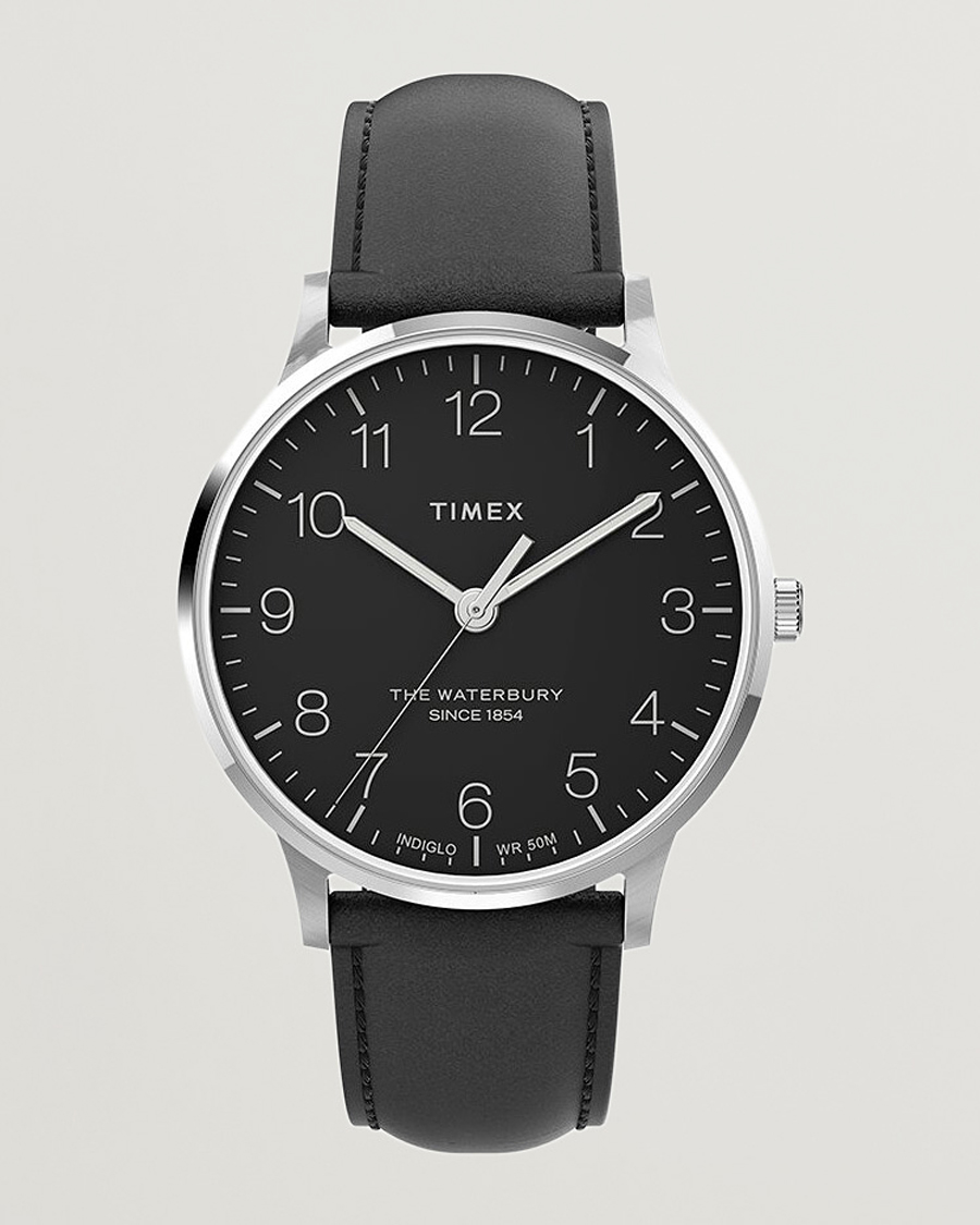 Heren | Horloge opwinders en dozen | Timex | Waterbury Classic 40mm Black Dial