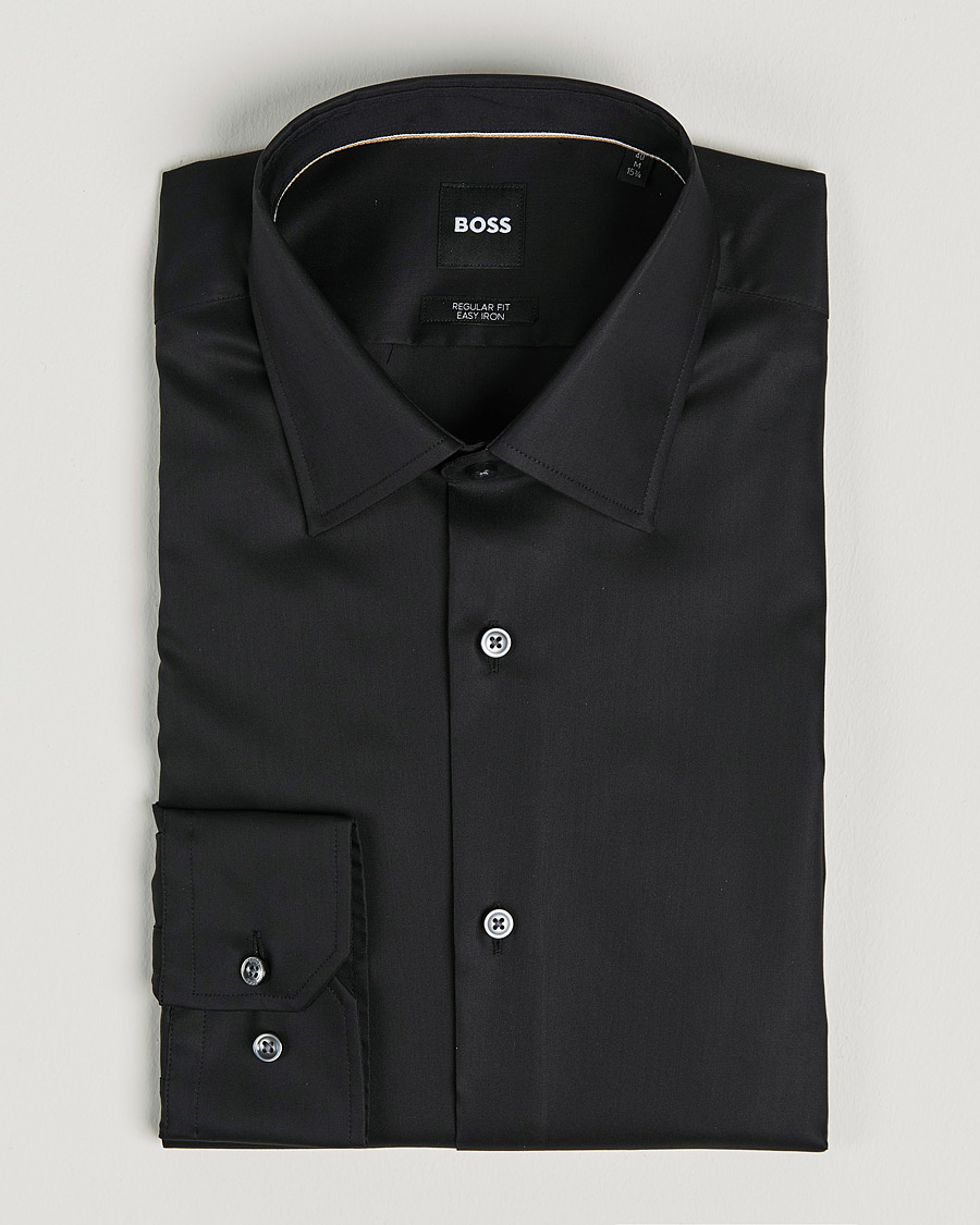 Heren | Overhemden | BOSS BLACK | Joe Regular Fit Shirt Black