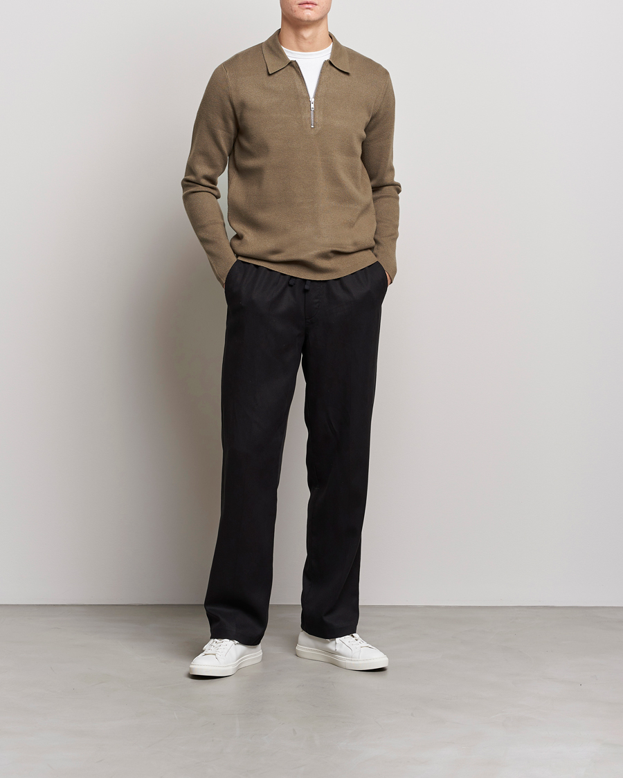 Homme | Pulls Et Tricots | Samsøe Samsøe | Samsøe & Samsøe Guna Half Zip Stone Grey