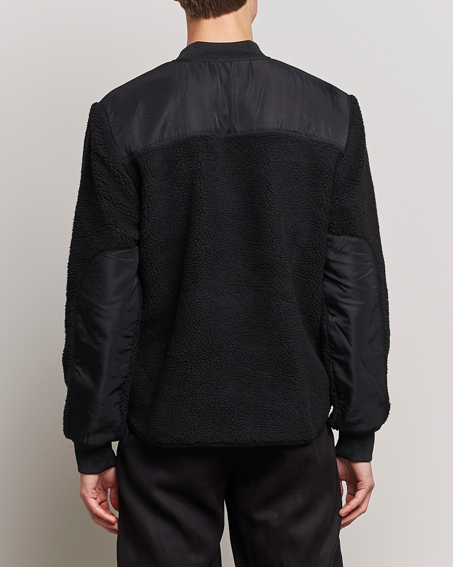 Homme | Pulls Et Tricots | Samsøe Samsøe | Samsøe & Samsøe Rasmus Fleece Full Zip Black