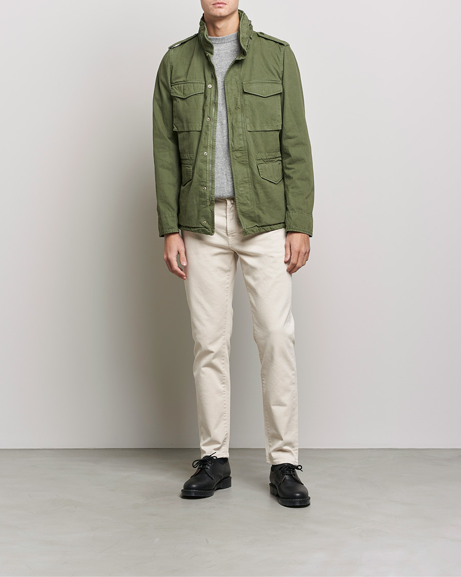 Heren | Broeken | Incotex | Bull Denim 5-Pocket Pants White