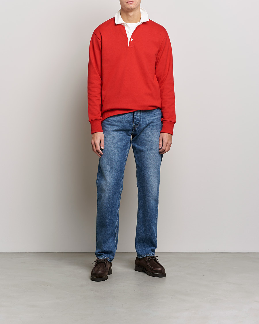 Homme | Pulls Et Tricots | Rowing Blazers | Ametora Dad Rugby Scarlet