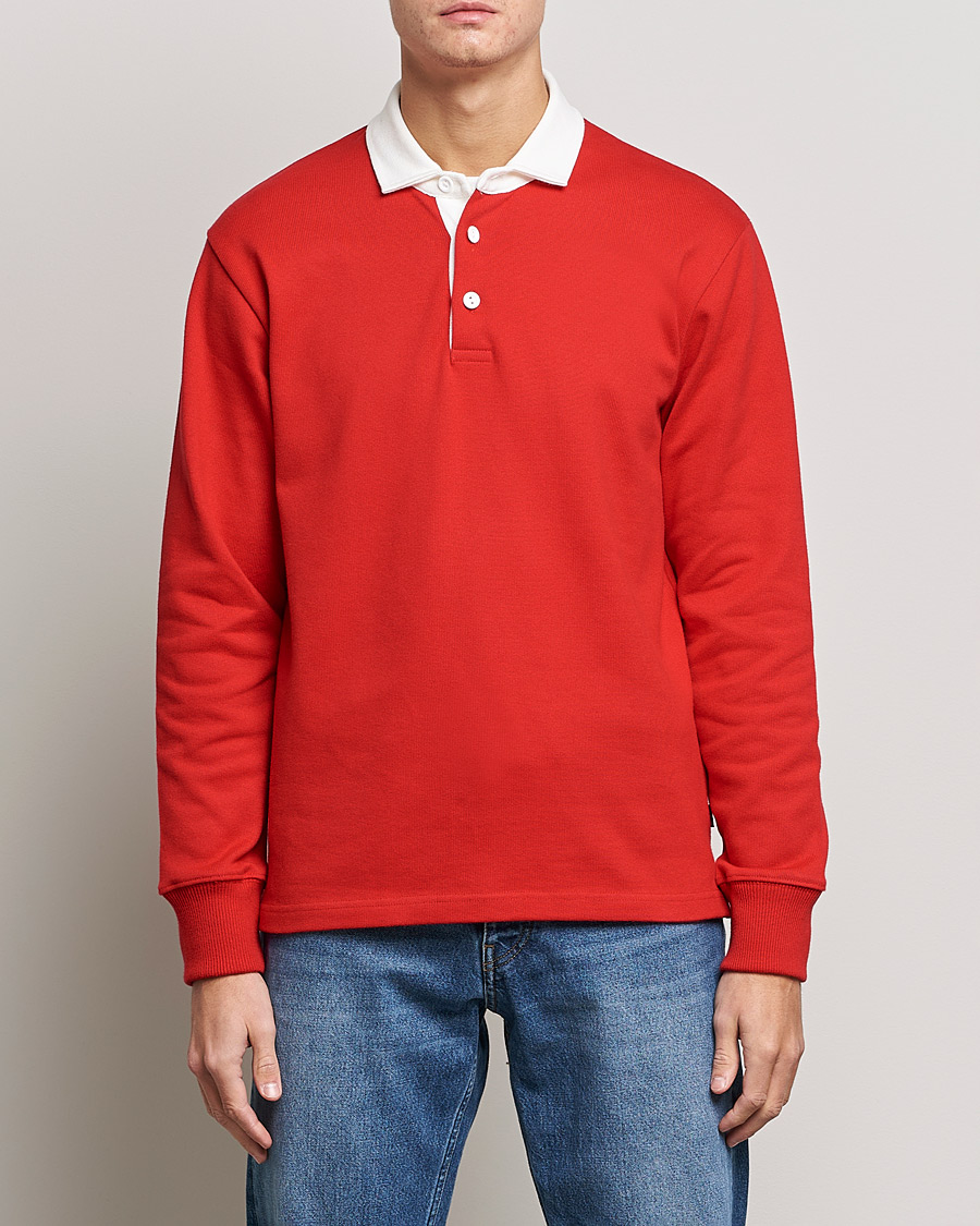 Homme | Pulls Et Tricots | Rowing Blazers | Ametora Dad Rugby Scarlet