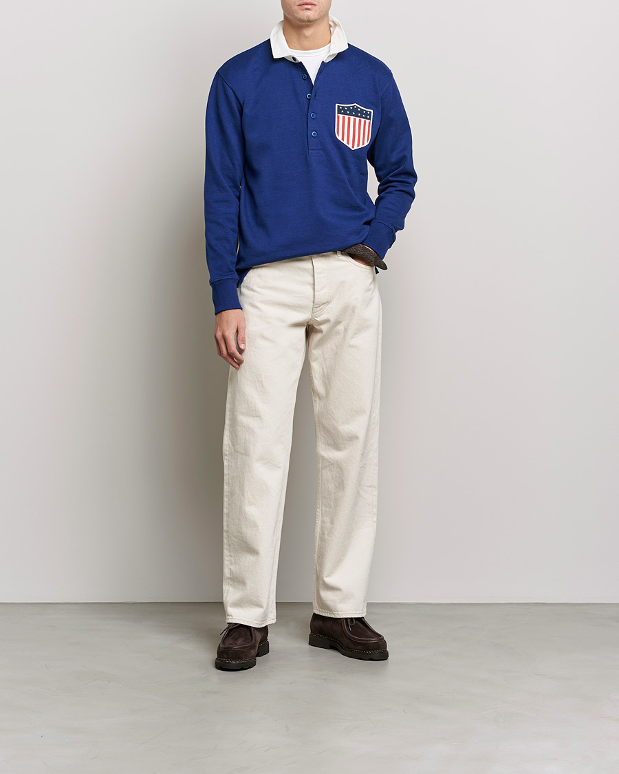 Homme | Pulls Et Tricots | Rowing Blazers | USA Rugby Blue