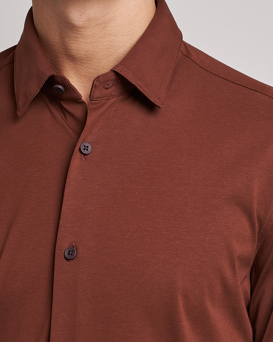 Homme | Chemises | BOSS BLACK | Hank 4-Way Stretch Shirt Medium Brown