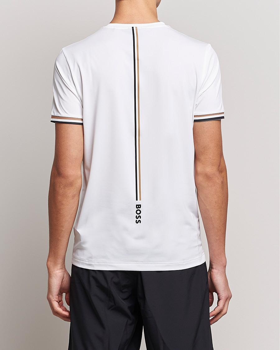 Homme | T-shirts | BOSS GREEN | Performance MB Crew Neck T-Shirt White