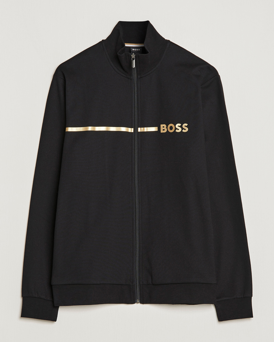 Homme | Pulls Et Tricots | BOSS BLACK | Tracksuit Jacket Black/Gold