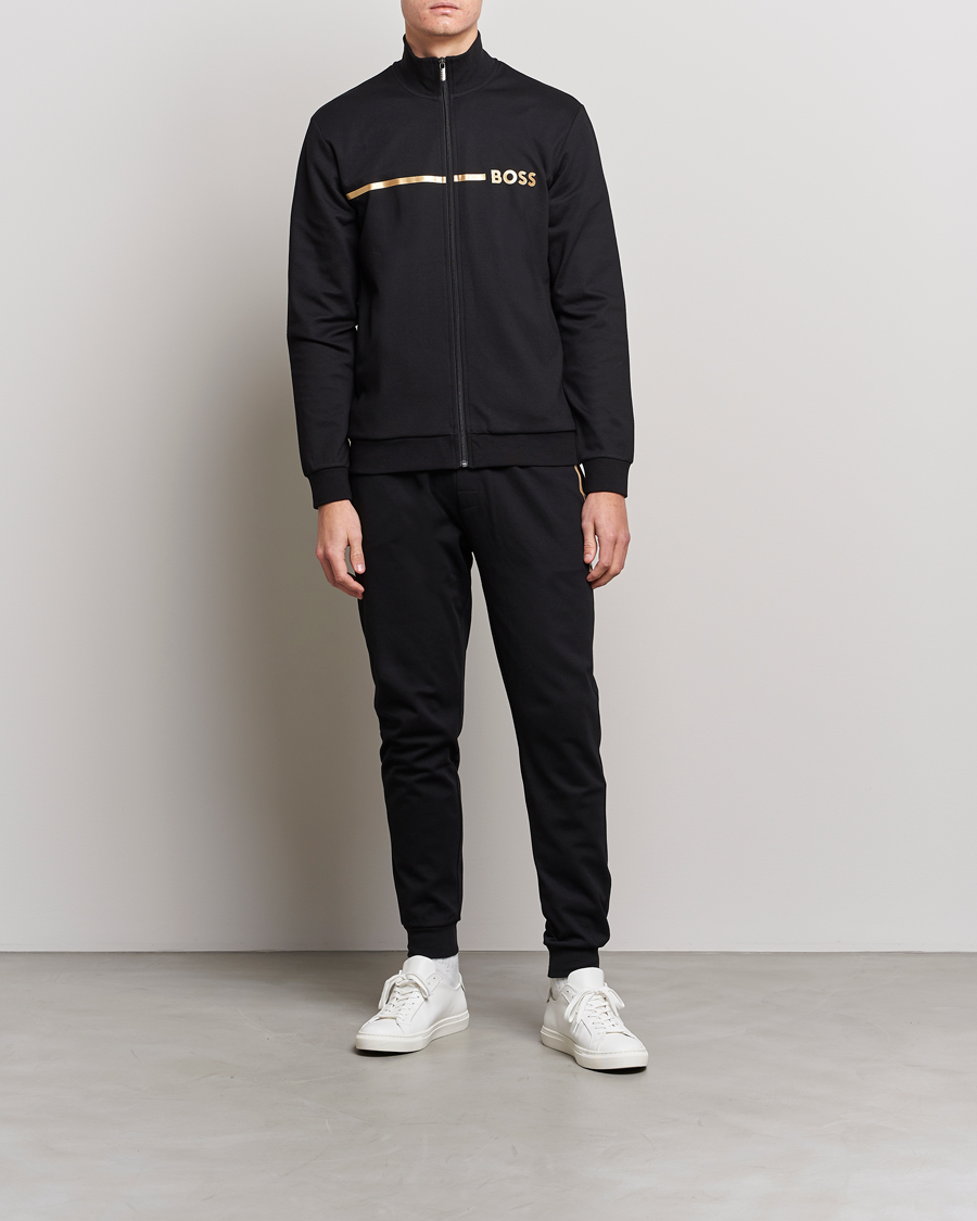 Homme | Pulls Et Tricots | BOSS BLACK | Tracksuit Jacket Black/Gold