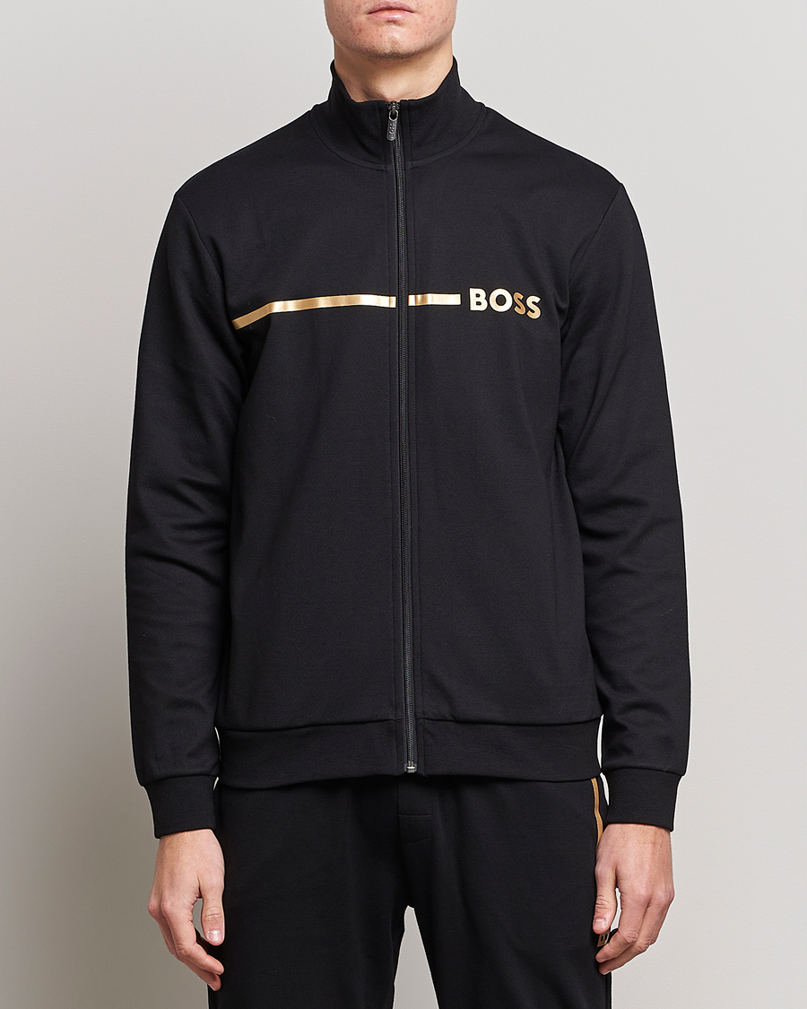 Homme | Pulls Et Tricots | BOSS BLACK | Tracksuit Jacket Black/Gold