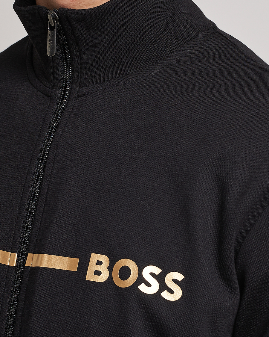 Homme | Pulls Et Tricots | BOSS BLACK | Tracksuit Jacket Black/Gold