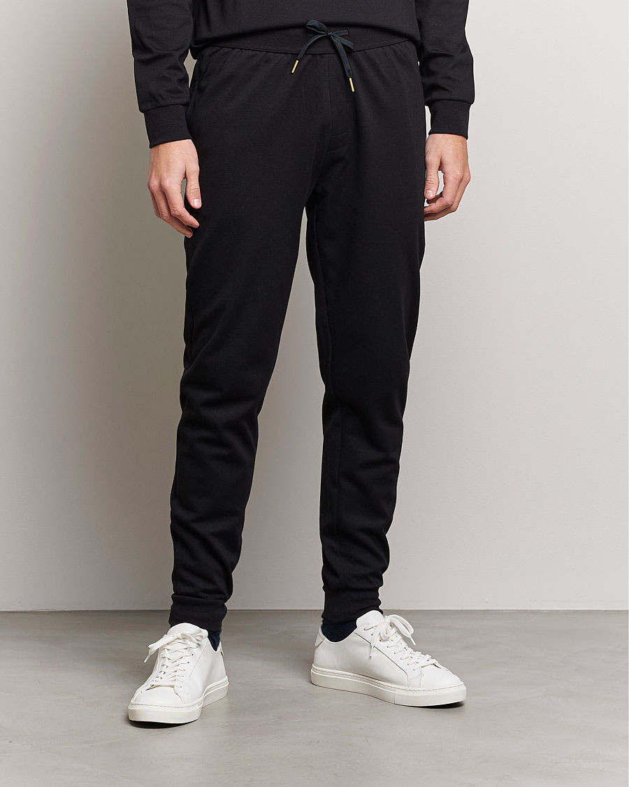 Heren | Broeken | BOSS BLACK | Tracksuit Sweatpants Black/Gold