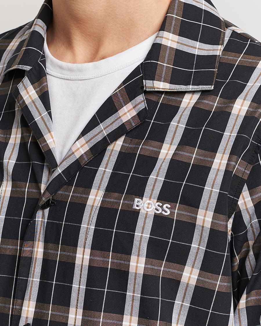 Heren | Pyjama's en gewaden | BOSS BLACK | Urban Checked Pyjama Set Black/Beige