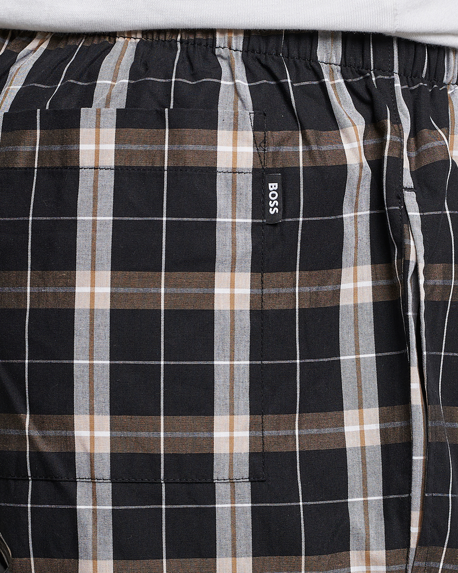 Heren | Pyjama's en gewaden | BOSS BLACK | Urban Checked Pyjama Set Black/Beige