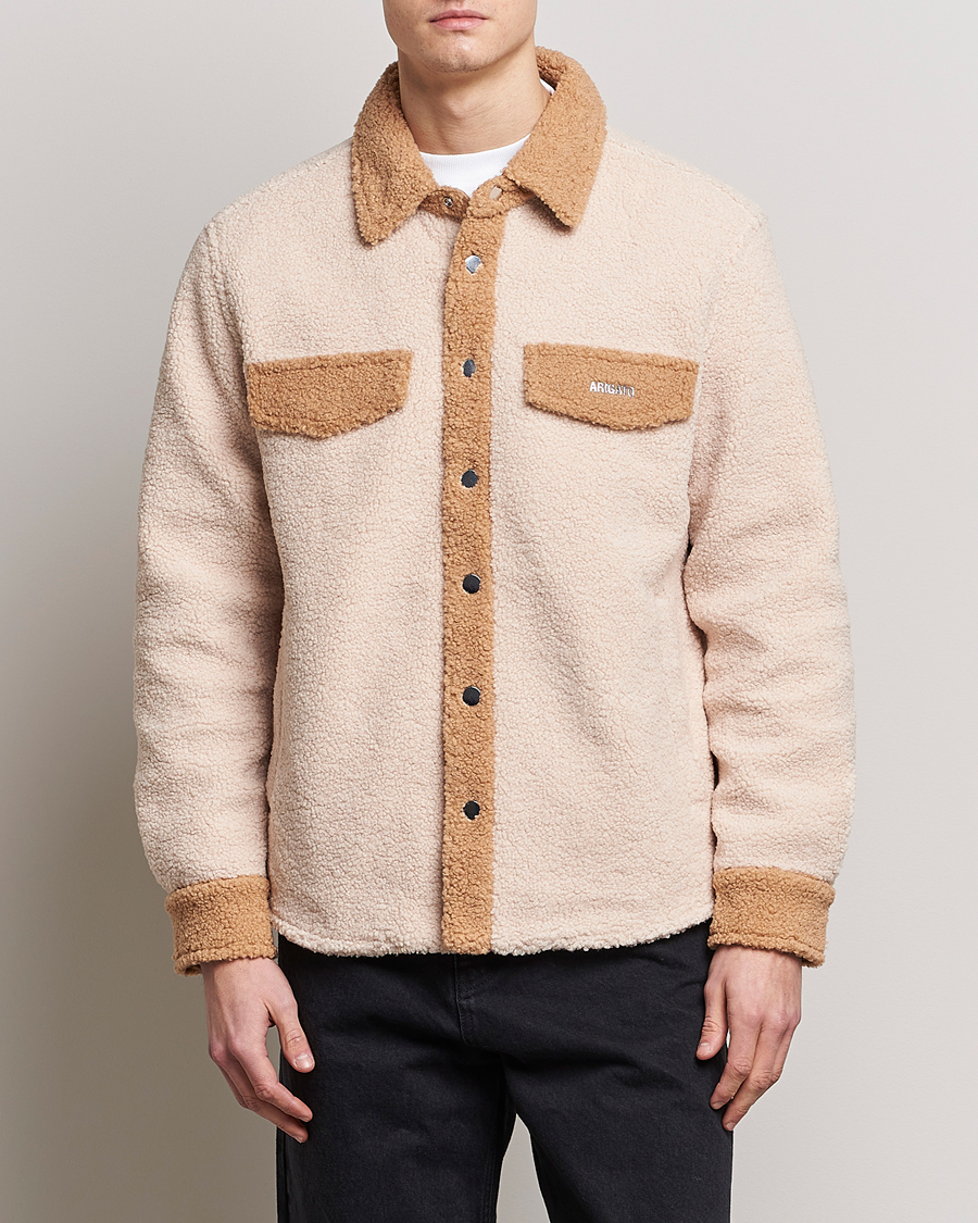 Homme | Manteaux Et Vestes | Axel Arigato | Aspen Colorblock Overshirt Pale Beige