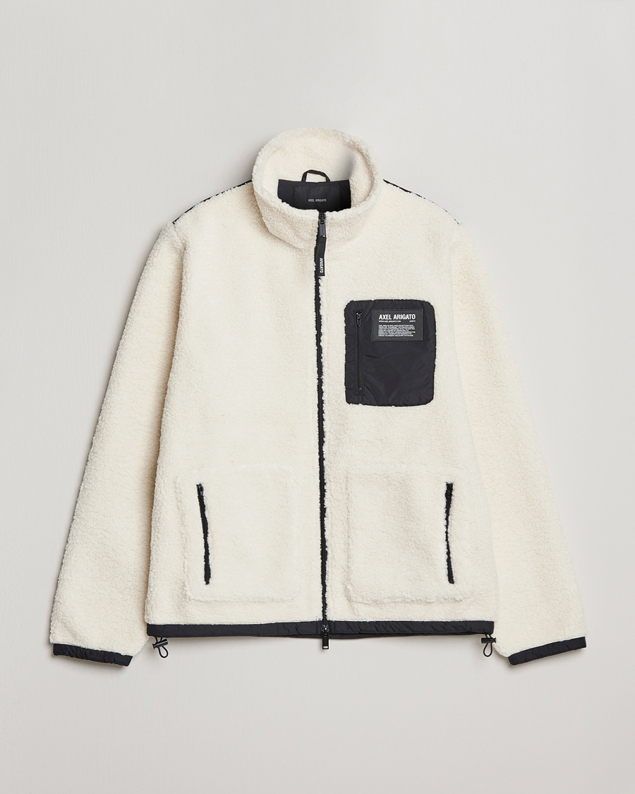 Homme | Pulls Et Tricots | Axel Arigato | Billie Fleece Jacket Ecru
