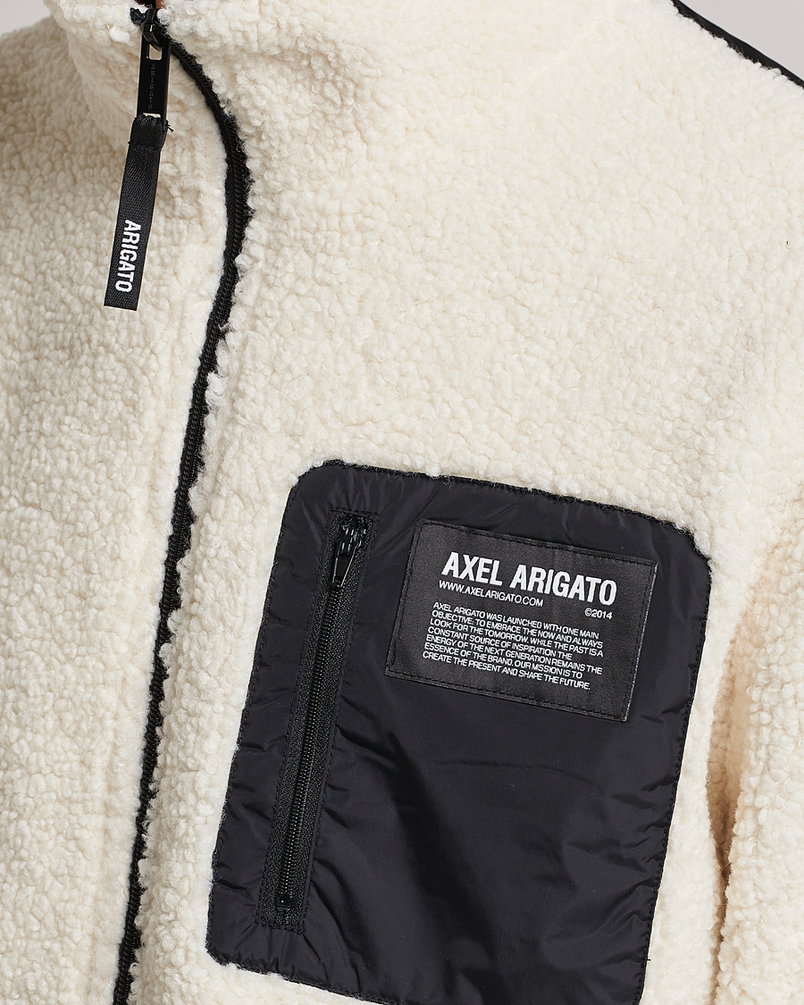 Homme | Pulls Et Tricots | Axel Arigato | Billie Fleece Jacket Ecru