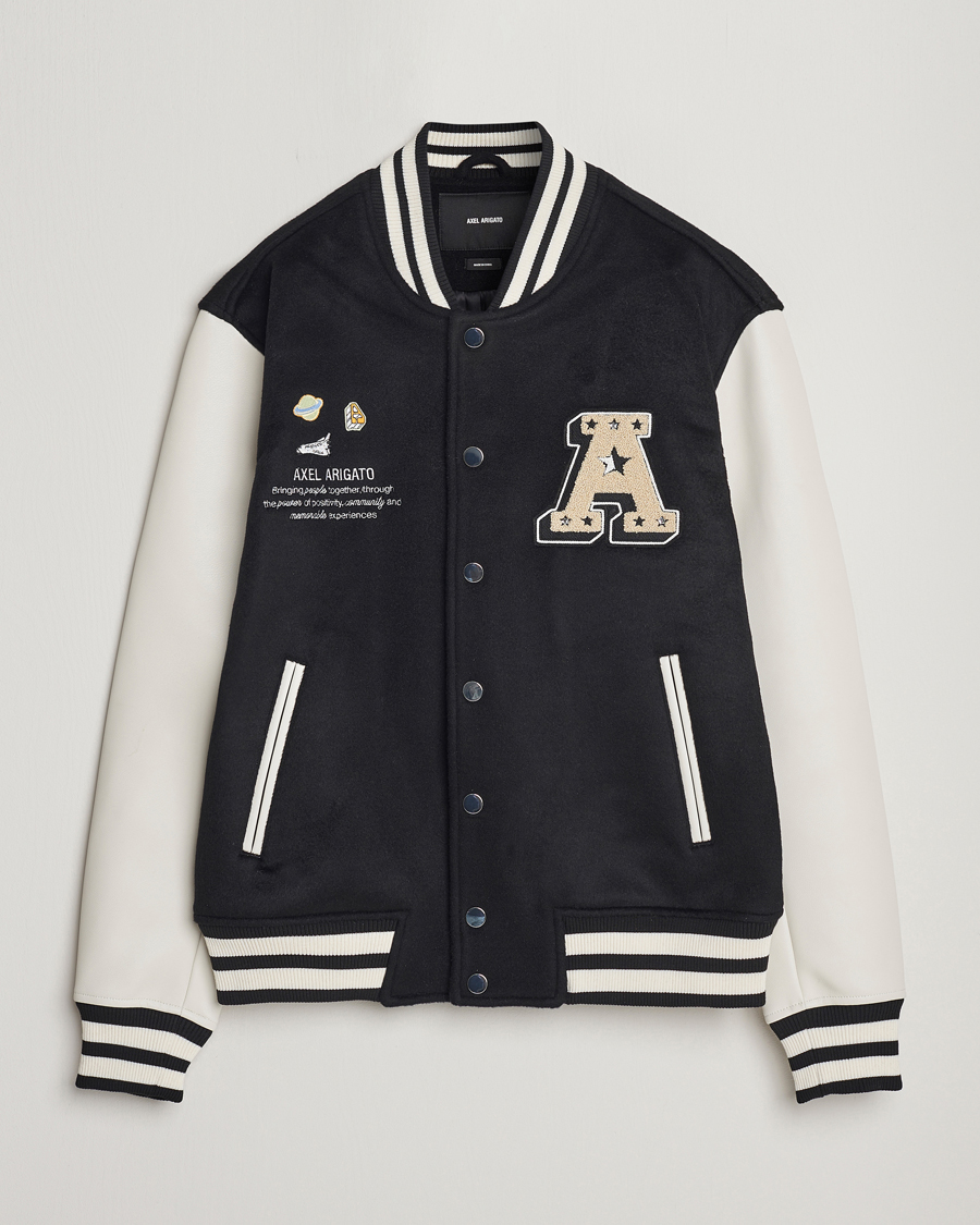 Homme | Manteaux Et Vestes | Axel Arigato | Arigato Space Academy Varsity Jacket Black